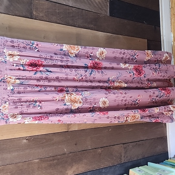 Knox Rose Floral Pink Maxi Dress SIZE L - Picture 8 of 8